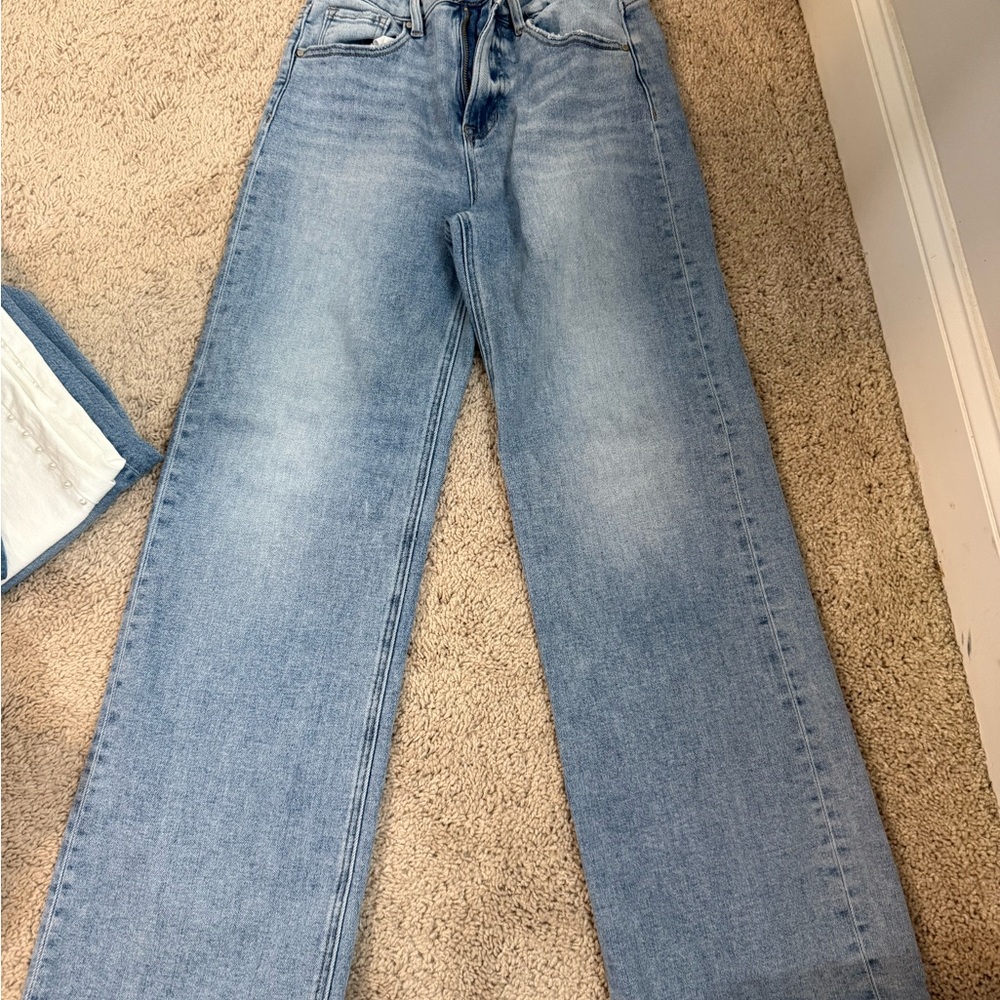 Light Blue Flare Women's Jeans